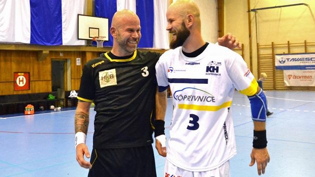 Karvinský Michal Brůna (vlevo) a kopřivnický Rostislav Brůna - archivní snímek. Karvinský Michal Brůna (vlevo) a kopřivnický Rostislav Brůna - archivní snímek.