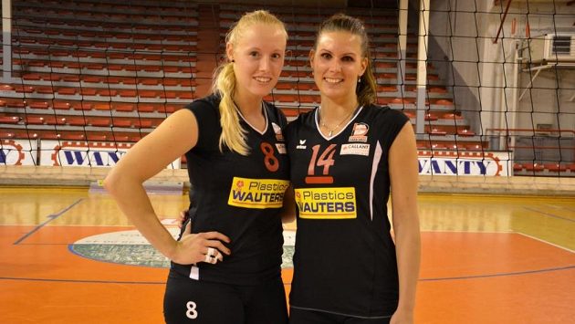 Barbora Purchartová (vlevo) a Martina Noseková. Barbora Purchartová (vlevo) a Martina Noseková.