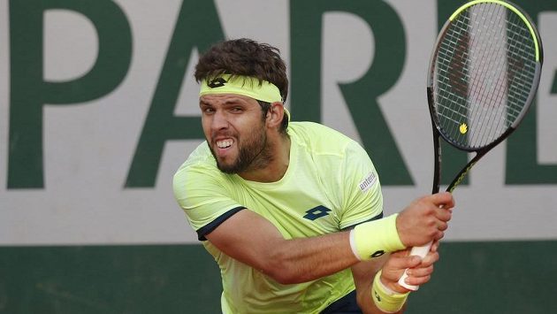 Jiří Veselý na letošním French Open. Jiří Veselý na letošním French Open.