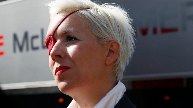 Španělská automobilová jezdkyně María de Villotaová. Španělská automobilová jezdkyně María de Villotaová.