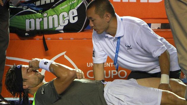 Španěl David Ferrer trpěl v Acapulcu v souboji s Jihoafričanem Kevinem Andersonem. Španěl David Ferrer trpěl v Acapulcu v souboji s Jihoafričanem Kevinem Andersonem.