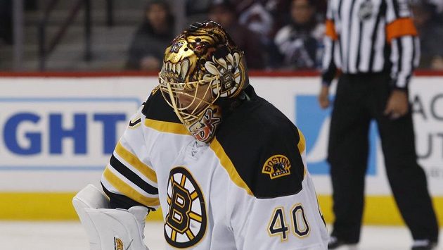 Brankář Bostonu Tuukka Rask. Brankář Bostonu Tuukka Rask.