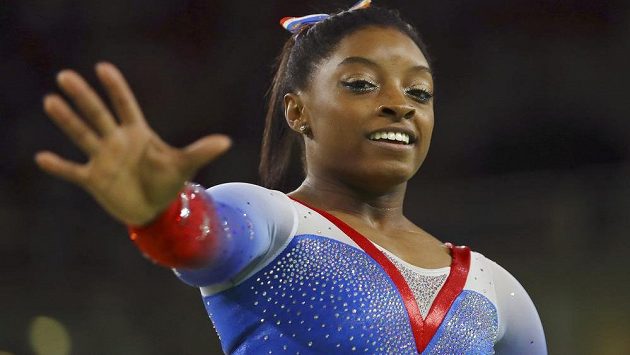 Američanka Simone Bilesová, královna gymnastických soutěží v Riu. Američanka Simone Bilesová, královna gymnastických soutěží v Riu.