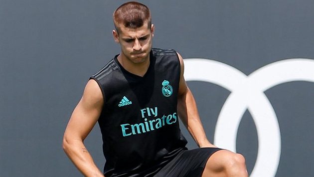 Útočník Álvaro Morata Útočník Álvaro Morata