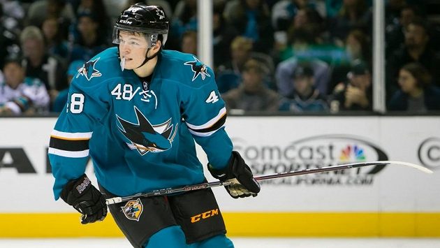 Útočník San Jose Tomáš Hertl prožil úspěšný návrat. Útočník San Jose Tomáš Hertl prožil úspěšný návrat.
