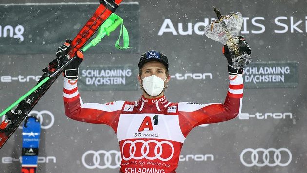 Rakušan Marco Schwarz vyhrál slalom ve Schladmingu. Rakušan Marco Schwarz vyhrál slalom ve Schladmingu.