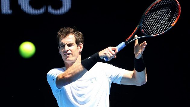 Andy Murray se připravuje na Australian Open. Andy Murray se připravuje na Australian Open.