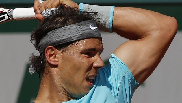 Španělský tenista Rafael Nadal na French Open. Španělský tenista Rafael Nadal na French Open.