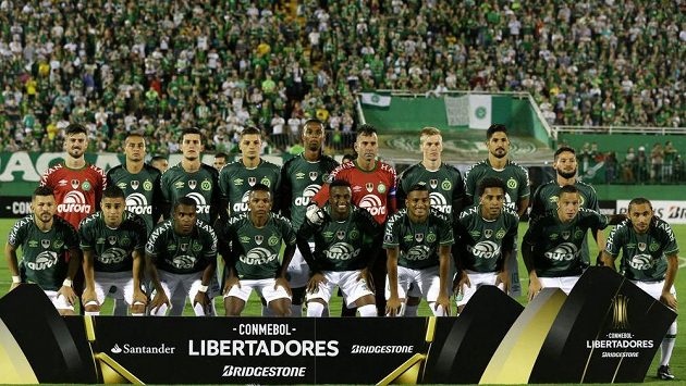 Chapecoense před zápasem s Lanusem Chapecoense před zápasem s Lanusem