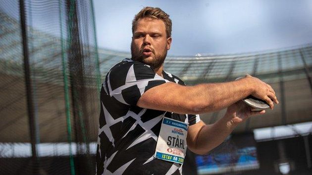 Švédský diskař Daniel Stahl. Švédský diskař Daniel Stahl.