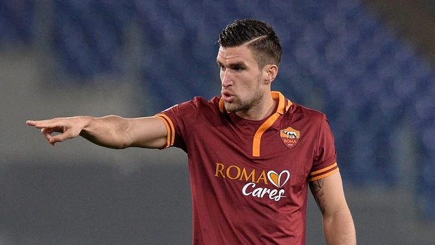 Nizozemský fotbalista Kevin Strootman z AS Řím Nizozemský fotbalista Kevin Strootman z AS Řím