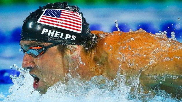 Americká plavecká hvězda Michael Phelps Americká plavecká hvězda Michael Phelps