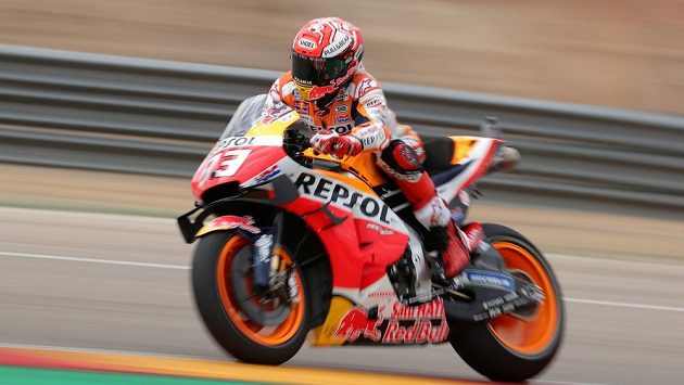 Španěl Marc Márquez měl těžký pád v prvním tréninku na Velkou cenu Thajska silničních motocyklů. (ilustrační foto) Španěl Marc Márquez měl těžký pád v prvním tréninku na Velkou cenu Thajska silničních motocyklů. (ilustrační foto)