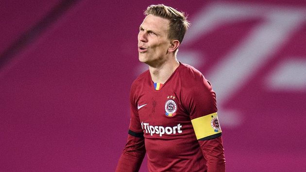 Záložník Sparty Bořek Dočkal. Záložník Sparty Bořek Dočkal.
