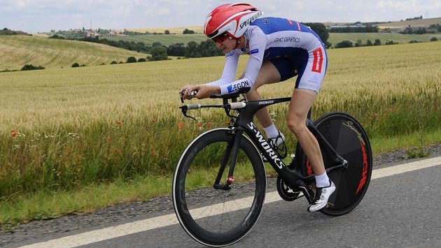 Rychlobruslařka Martina Sáblíková suverénně ovládla časovku jednotlivkyň na mistrovství České republiky a Slovenska v silniční cyklistice 26. června ve Slavkově u Brna. Rychlobruslařka Martina Sáblíková suverénně ovládla časovku jednotlivkyň na mistrovství České republiky a Slovenska v silniční cyklistice 26. června ve Slavkově u Brna.