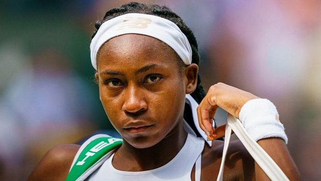 Cori Gauffová svými výkony uchvátila ve Wimbledonu. Cori Gauffová svými výkony uchvátila ve Wimbledonu.