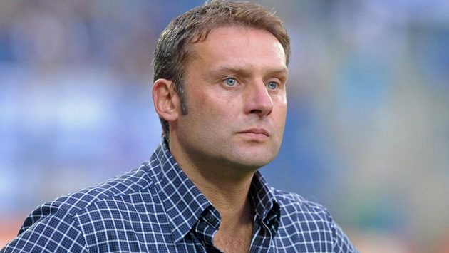 Trenér fotbalistů Slovácka Svatopluk Habanec. Trenér fotbalistů Slovácka Svatopluk Habanec.