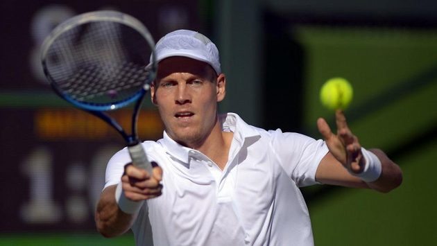 Tomáš Berdych na turnaji v Indian Wells. Tomáš Berdych na turnaji v Indian Wells.