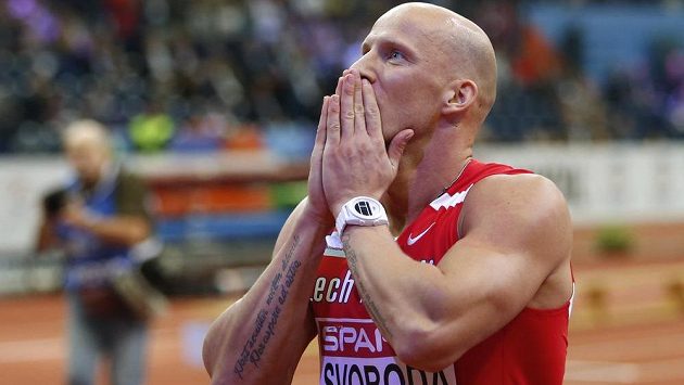 Petr Svoboda, bronzový medailista z halového mistrovství Evropy v Bělehradě. Petr Svoboda, bronzový medailista z halového mistrovství Evropy v Bělehradě.