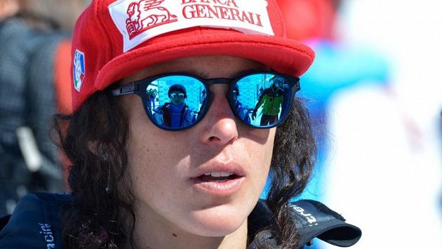 Italská lyžařská hvězda Federica Brignoneová. Italská lyžařská hvězda Federica Brignoneová.