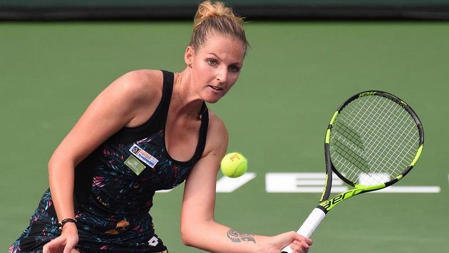 Kristýna Plíšková na archivním snímku. Kristýna Plíšková na archivním snímku.