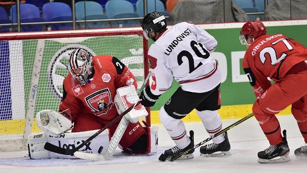 Utkání skupiny H hokejové Ligy mistrů: Mountfield Hradec Králové - Frölunda Indians. Utkání skupiny H hokejové Ligy mistrů: Mountfield Hradec Králové - Frölunda Indians.