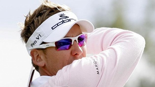 Anglický golfista Ian Poulter Anglický golfista Ian Poulter