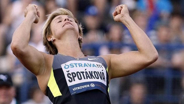 Barbora Špotáková na Zlaté tretře v Ostravě Barbora Špotáková na Zlaté tretře v Ostravě