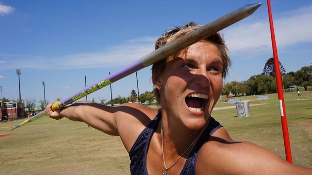 Barbora Špotáková při tréninku Barbora Špotáková při tréninku