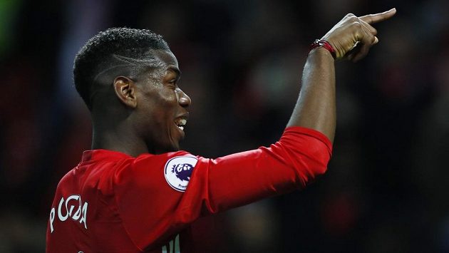 Záložník Manchesteru United Paul Pogba slaví vítězství nad Middlesbrough. Záložník Manchesteru United Paul Pogba slaví vítězství nad Middlesbrough.