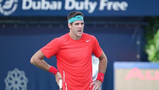 Argentinský tenista Juan Martín del Potro Argentinský tenista Juan Martín del Potro