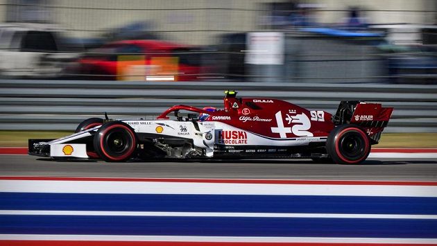 Antonio Giovinazzi z Itálie při závodě v Austinu. Antonio Giovinazzi z Itálie při závodě v Austinu.