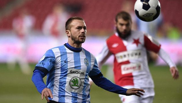 Záložník Mladé Boleslavi Jan Štohanzl během utkání na Slavii. Teď s do Edenu přesune. Záložník Mladé Boleslavi Jan Štohanzl během utkání na Slavii. Teď s do Edenu přesune.
