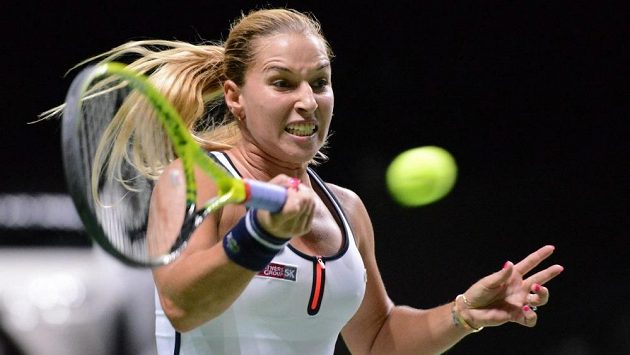 Slovenská tenistka Dominika Cibulková. Slovenská tenistka Dominika Cibulková.