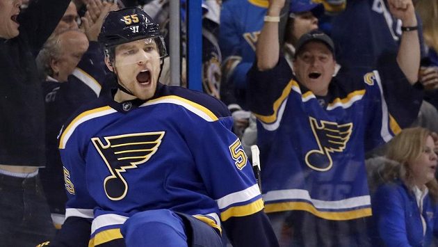 Obránce St. Louis Blues Colton Parayko. Obránce St. Louis Blues Colton Parayko.