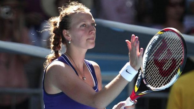 Petra Kvitová po postupu do třetího kola Australian Open Petra Kvitová po postupu do třetího kola Australian Open