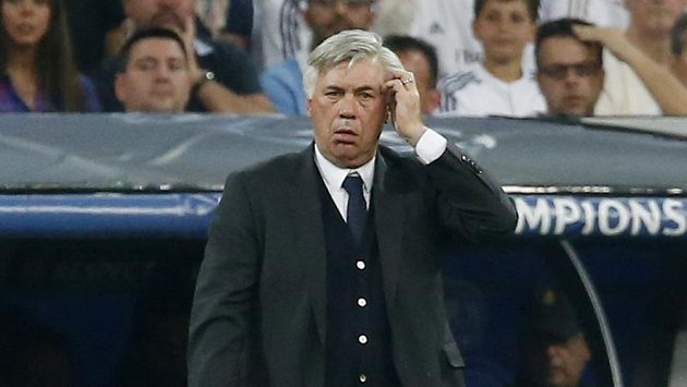 Italský trenér španělského Realu Madrid Carlo Ancelotti Italský trenér španělského Realu Madrid Carlo Ancelotti