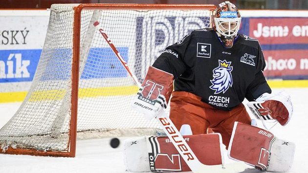 Dominik Furch během tréninku hokejové reprezentace. Dominik Furch během tréninku hokejové reprezentace.