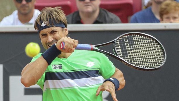 David Ferrer v semifinále v Bastadu. David Ferrer v semifinále v Bastadu.