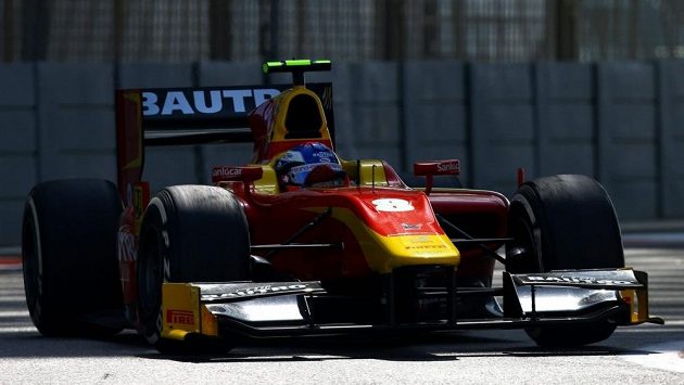 Švýcarský závodník Fabio Leimer na okruhu Yas Marina v Abú Zabí. Švýcarský závodník Fabio Leimer na okruhu Yas Marina v Abú Zabí.