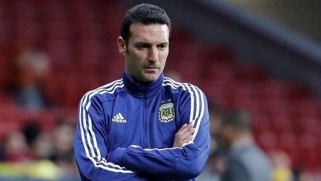 Trenér argentinské fotbalové reprezentace Lionel Scaloni Trenér argentinské fotbalové reprezentace Lionel Scaloni