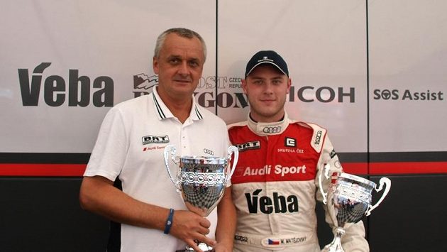 Michal Matějovský s bývalým mistrem Evropy, svým otcem Stanislavem Michal Matějovský s bývalým mistrem Evropy, svým otcem Stanislavem