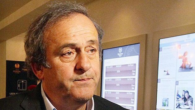 Prezident Evropské fotbalové unie (UEFA) Michel Platini. Prezident Evropské fotbalové unie (UEFA) Michel Platini.