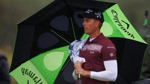 Švéd Henrik Stenson při British Open. Švéd Henrik Stenson při British Open.