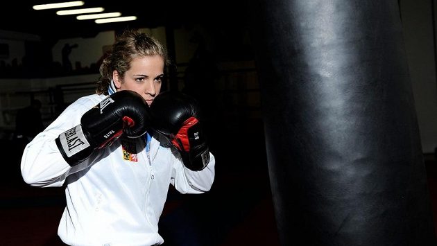 Boxerka Martina Schmoranzová. Boxerka Martina Schmoranzová.