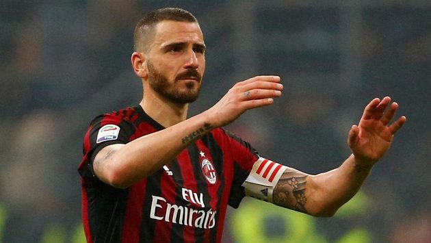 Leonardo Bonucci z AC Milán. Leonardo Bonucci z AC Milán.