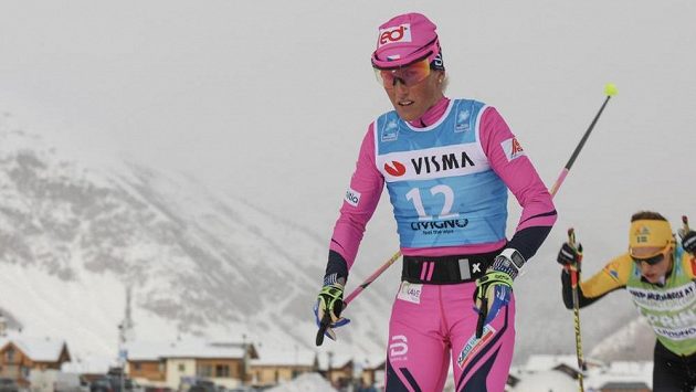 Česká závodnice Kateřina Smutná v prologu seriálu Ski Classics v dálkovém lyžování Česká závodnice Kateřina Smutná v prologu seriálu Ski Classics v dálkovém lyžování