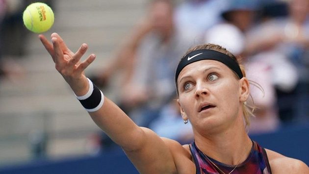 Lucie Šafářová v osmifinále US Open. Lucie Šafářová v osmifinále US Open.