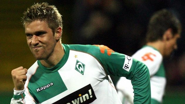 Někdejší chorvatský fotbalista Ivan Klasnič v dresu Werderu Brémy. Snímek pochází z roku 2006. Někdejší chorvatský fotbalista Ivan Klasnič v dresu Werderu Brémy. Snímek pochází z roku 2006.
