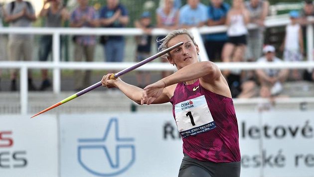 Oštěpařka Barbora Špotáková na Memoriálu Josefa Odložila. Oštěpařka Barbora Špotáková na Memoriálu Josefa Odložila.
